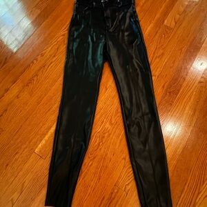 ZARA Pleather slim pants